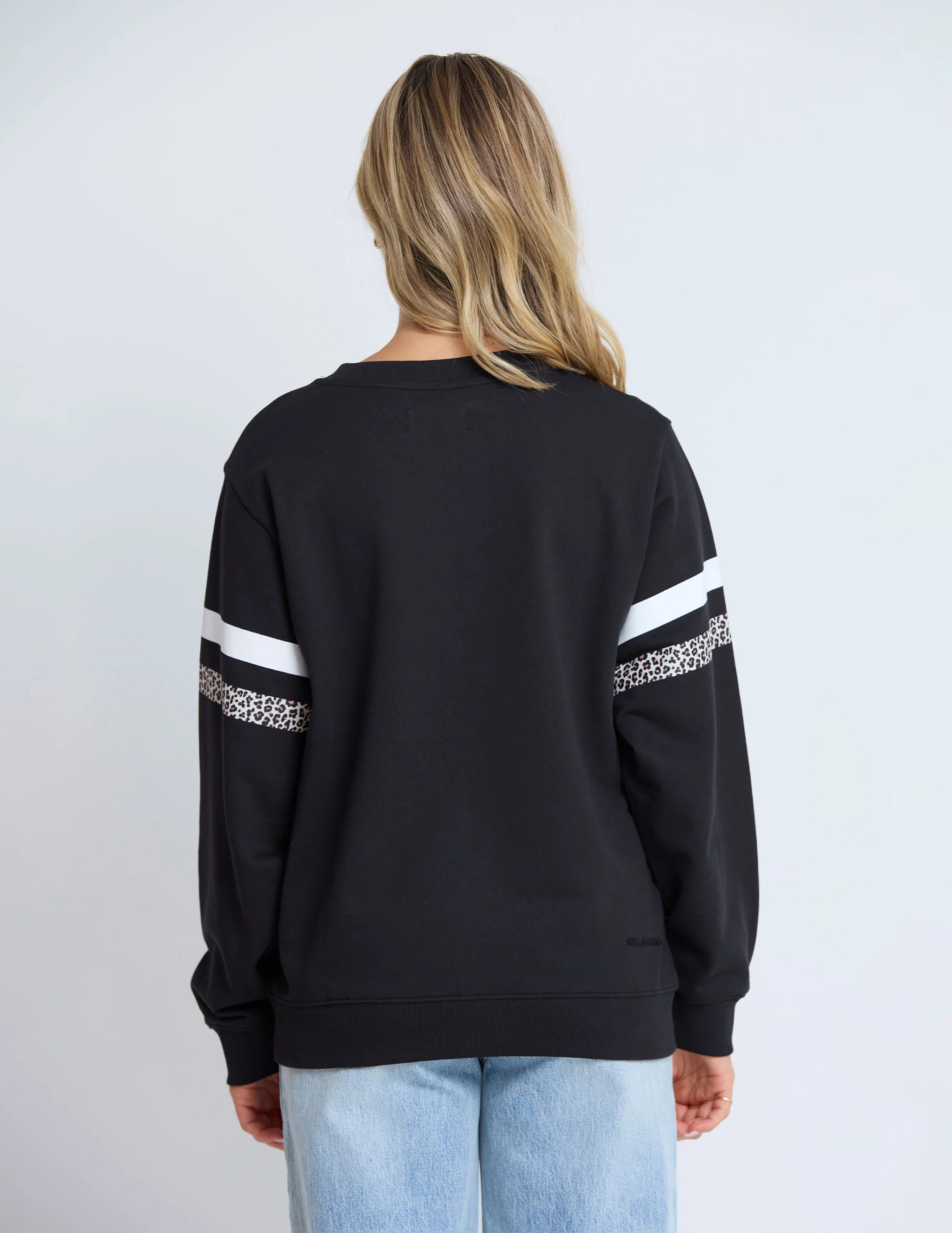 STELLA & GEMMA SWEATER ESSENTIAL BLACK LEOPARD SGSW8282