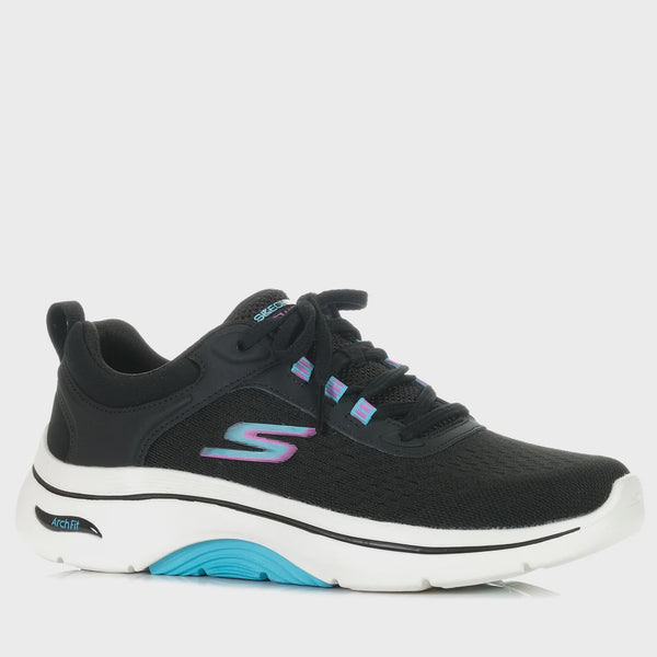 『HAKU LIN AR BLACK×BROWN』 SKECHERS 125314 GO WALK ARCH FIT 2.0 BALIN BLACK MULTI – Hartwell
