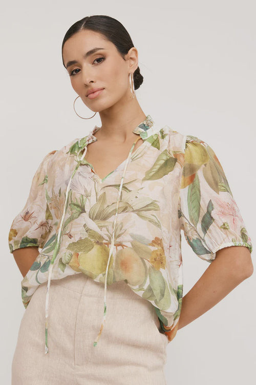 ADORNE AJD1782 SANDRA ADELAIDE PRINT TOP