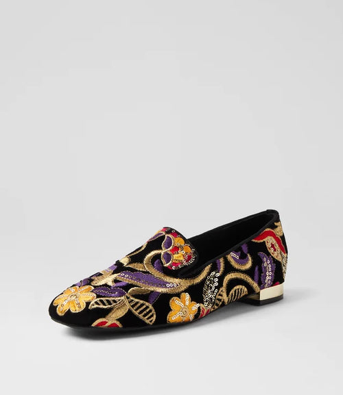 DJANGO & JULIETTE FAIRES BLACK EMBRO VELVET