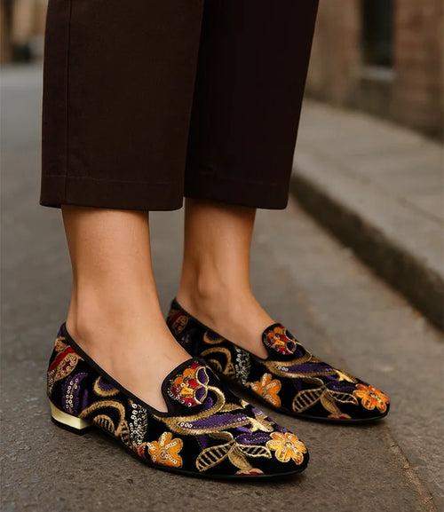 DJANGO & JULIETTE FAIRES BLACK EMBRO VELVET