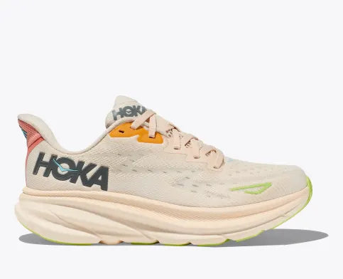 HOKA WOMEN CLIFTON 9 VANILLA ASTRAL